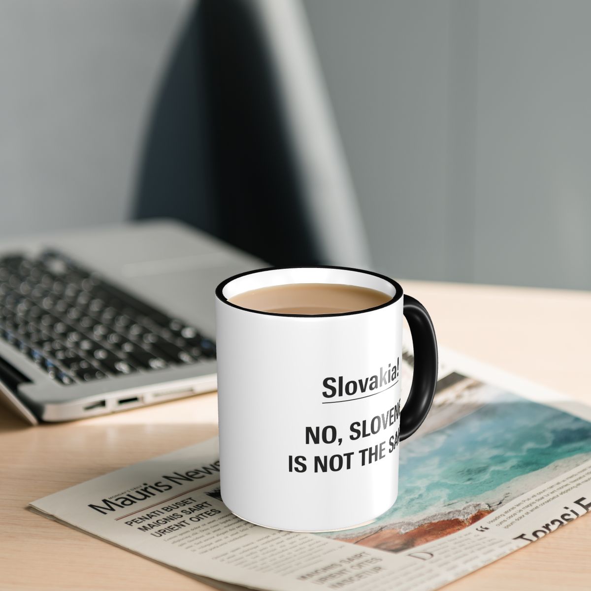 Funny Geography Joke Slovakia  - Coffee Tea Joke reseña y precio