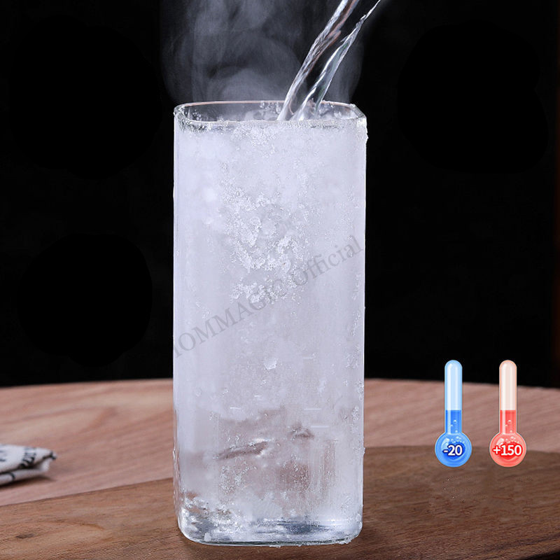 6/4/2/1Pcs Square Glass Cup Co - Water Tea And Coffee reseña y precio