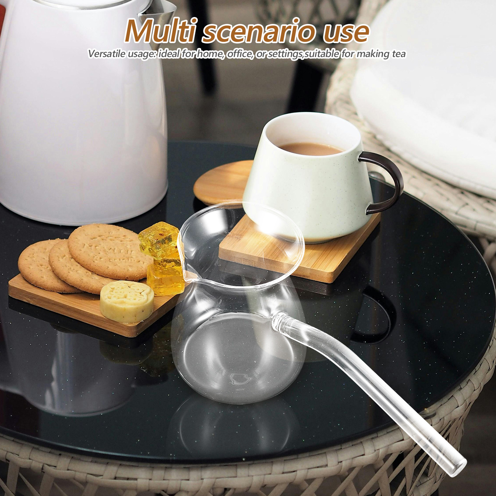 2Pcs Turkish Coffee Pots Trans - Tea And Coffee Kettle reseña y precio
