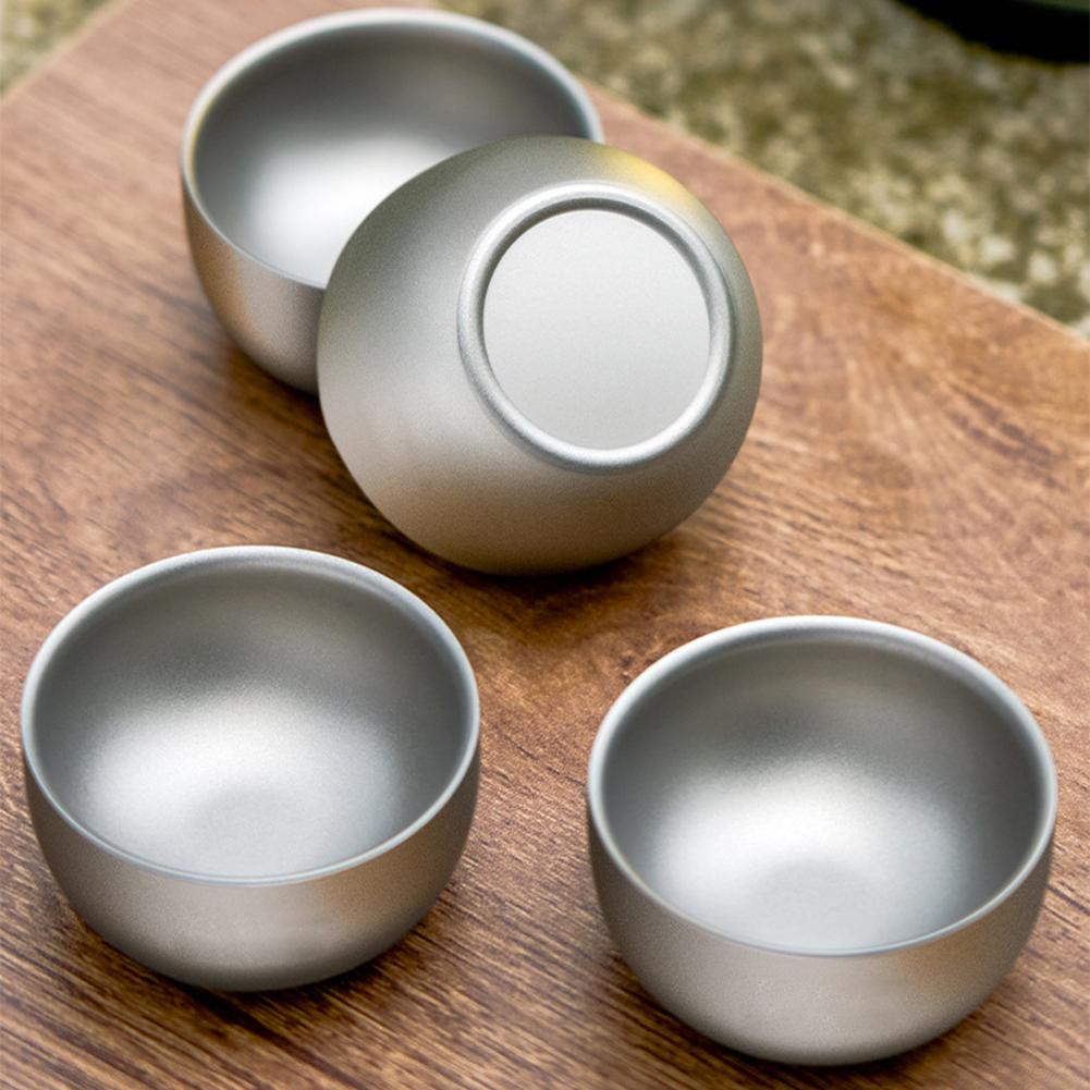 D2 Pure Titanium Double-layer  - Coffee Tea Sugar Set reseña y precio
