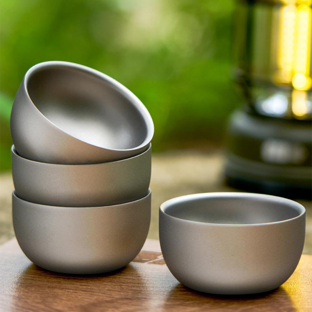 D2 Pure Titanium Double-layer  - Coffee Tea Sugar Set reseña y precio