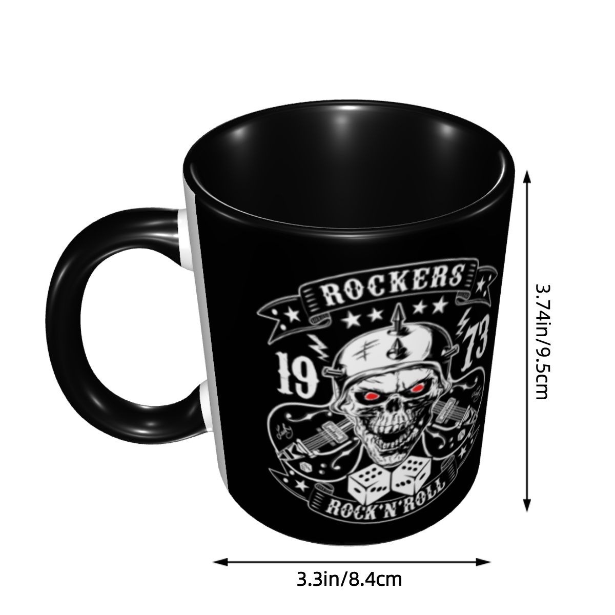 Personalized Rockabilly Rock S - Water Tea And Coffee reseña y precio