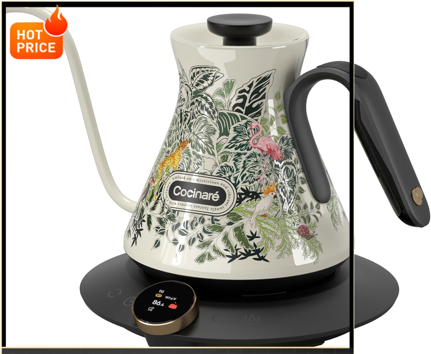 BestsellerFLOW M6 Pro Electric - Tea And Coffee Kettle reseña y precio