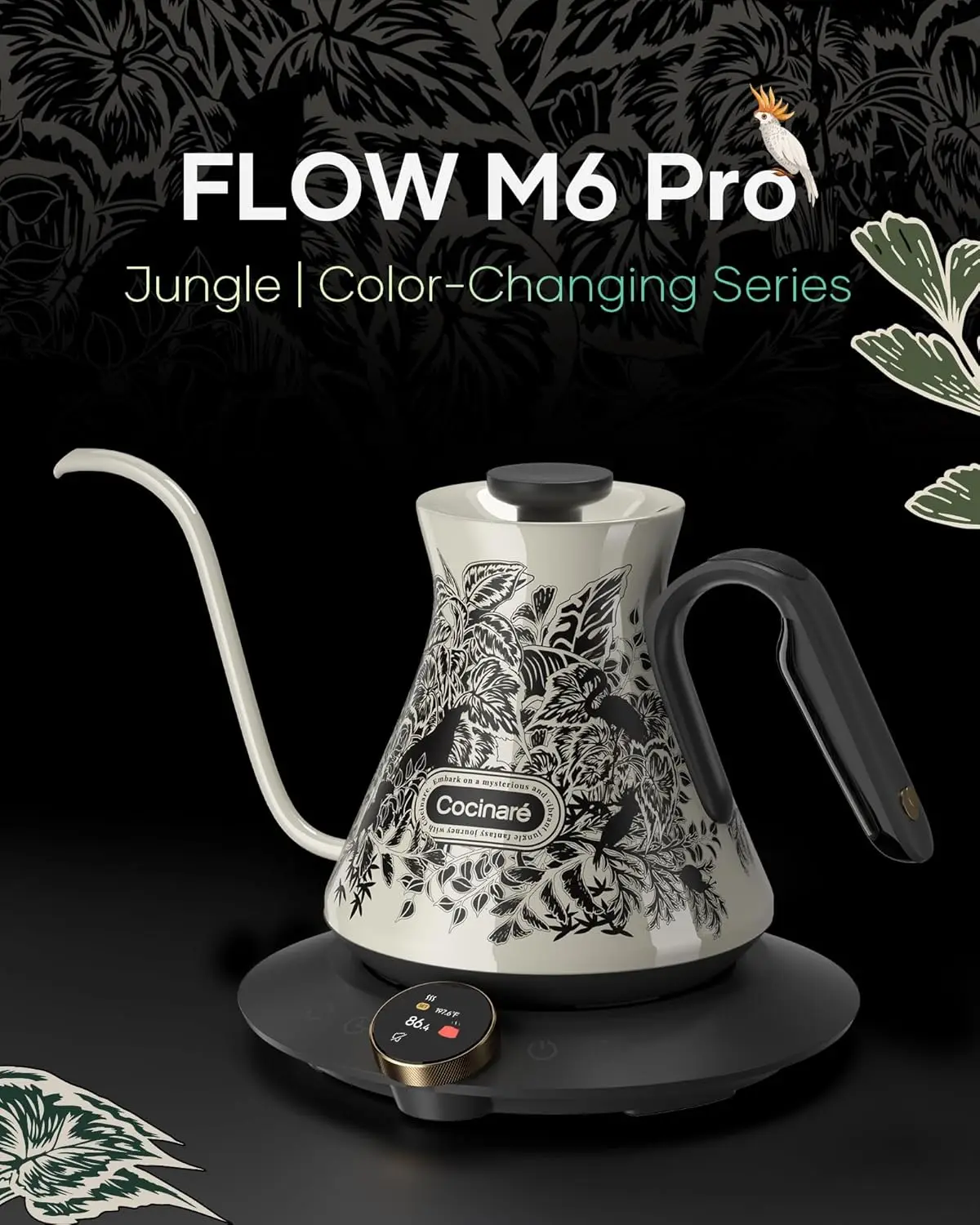 BestsellerFLOW M6 Pro Electric - Tea And Coffee Kettle reseña y precio