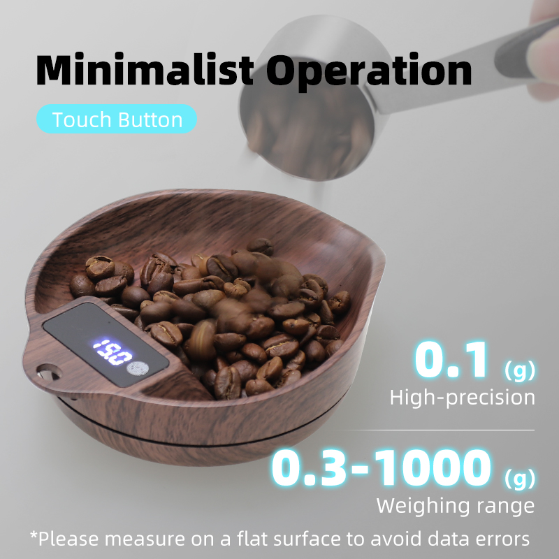 AliKisscafe Coffee Scale Elect - Coffee Bean Scale reseña y precio