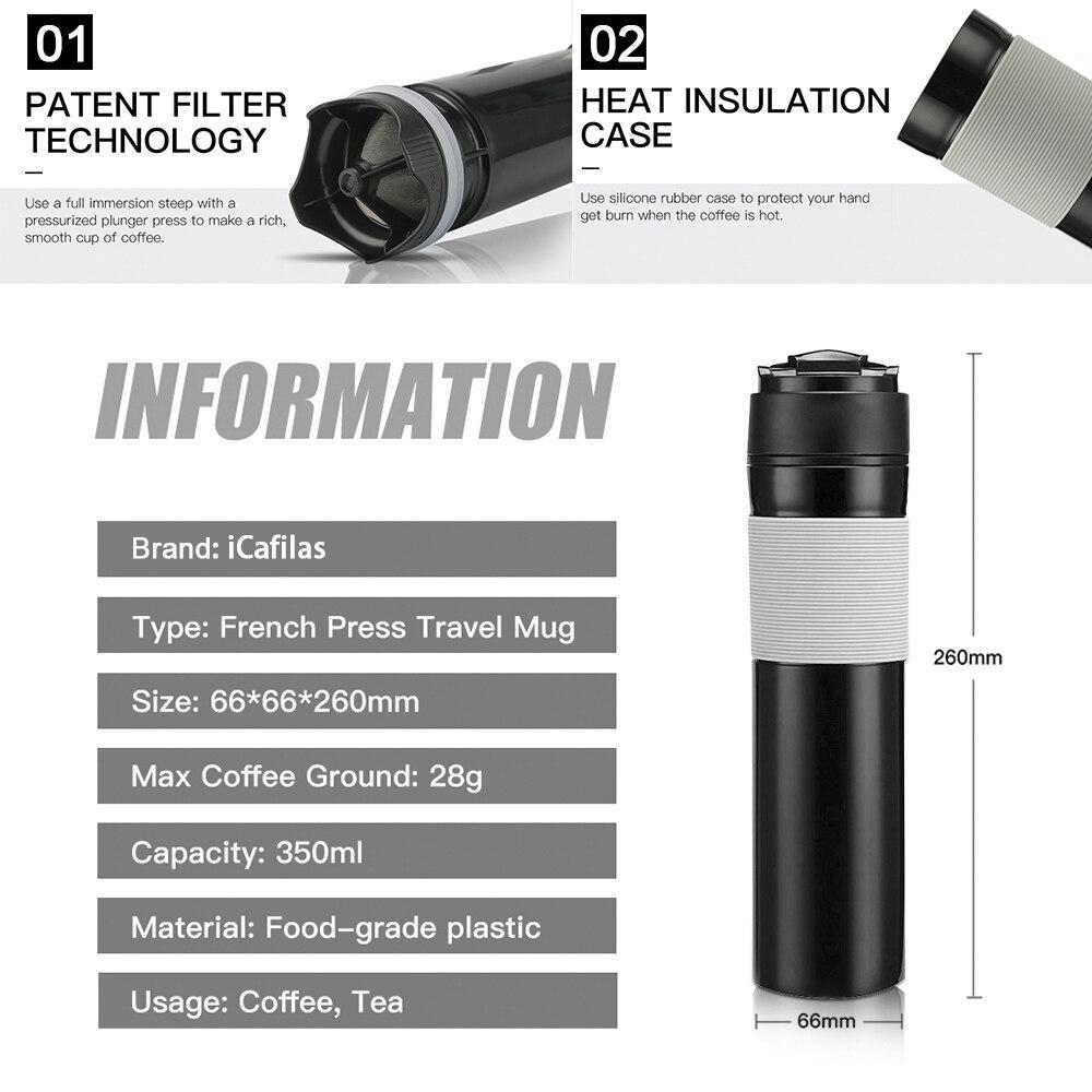 Portable French Press Coffee M - French Press Coffee & Tea reseña y precio
