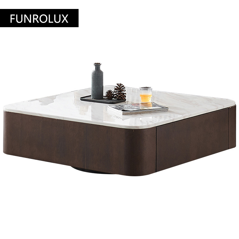 Modern Square marble coffee ta - Coffee Tea Unit reseña y precio