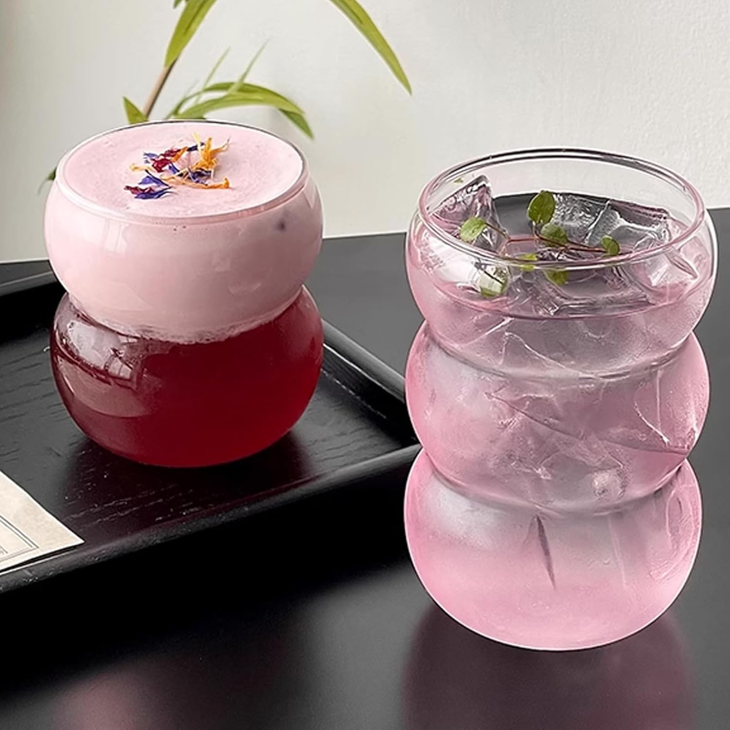 Ribbed Glass Water Tumbler, Wa - Water Tea And Coffee reseña y precio