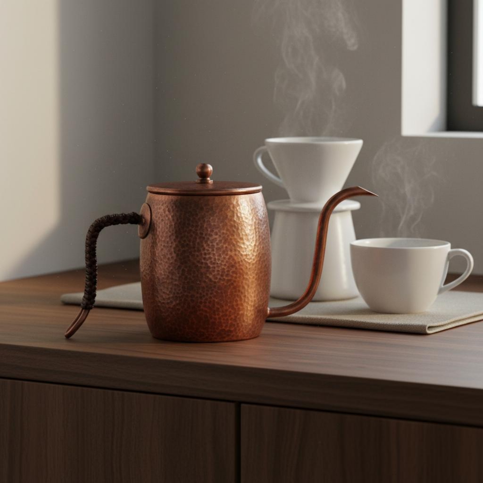 Handmade Copper Coffee Kettle  - Tea And Coffee Kettle reseña y precio