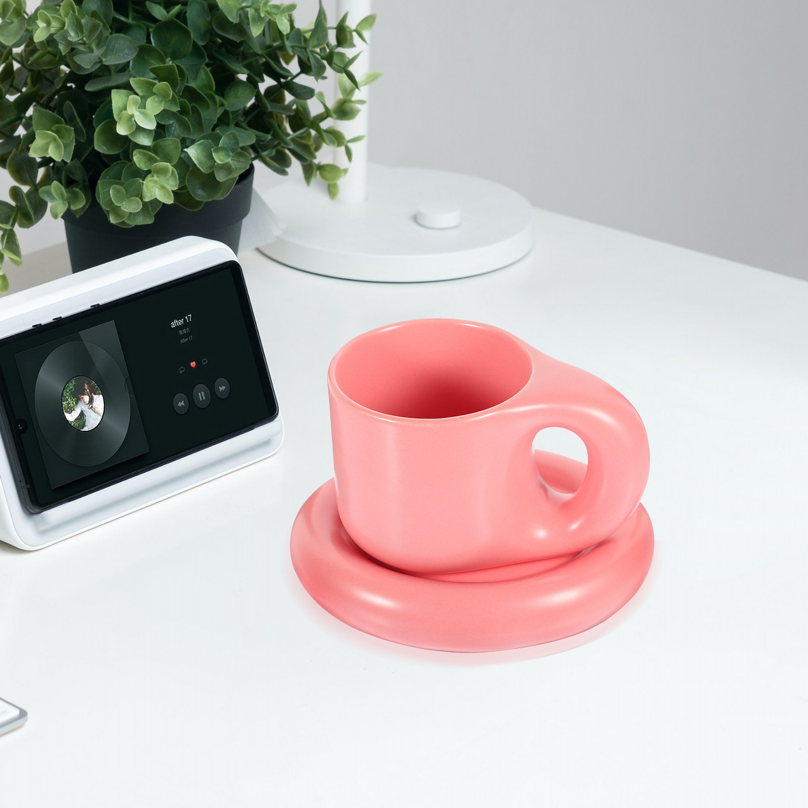 Ceramic Coffee Cup Set Retro H - Water Tea And Coffee reseña y precio