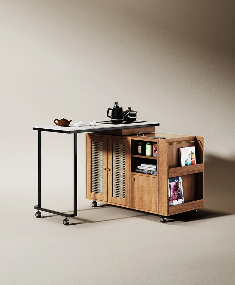 Small unit solid wood tea tabl - Coffee Tea Unit reseña y precio