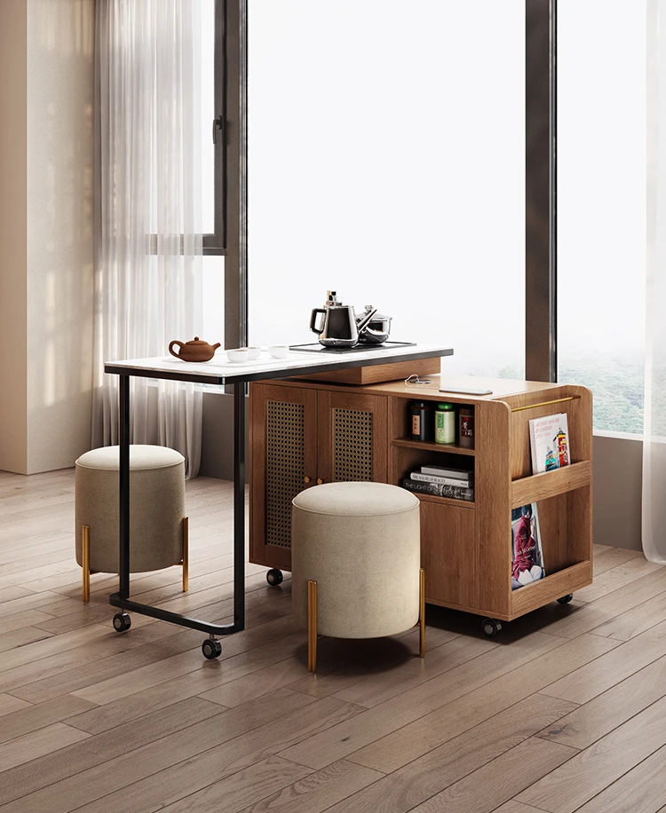 Small unit solid wood tea tabl - Coffee Tea Unit reseña y precio