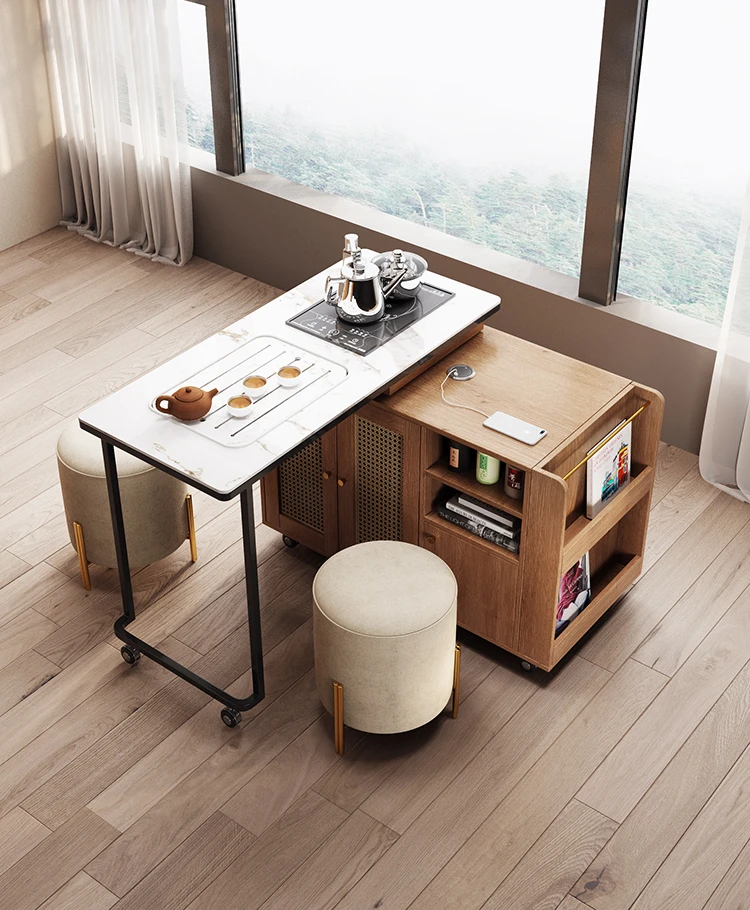 Small unit solid wood tea tabl - Coffee Tea Unit reseña y precio