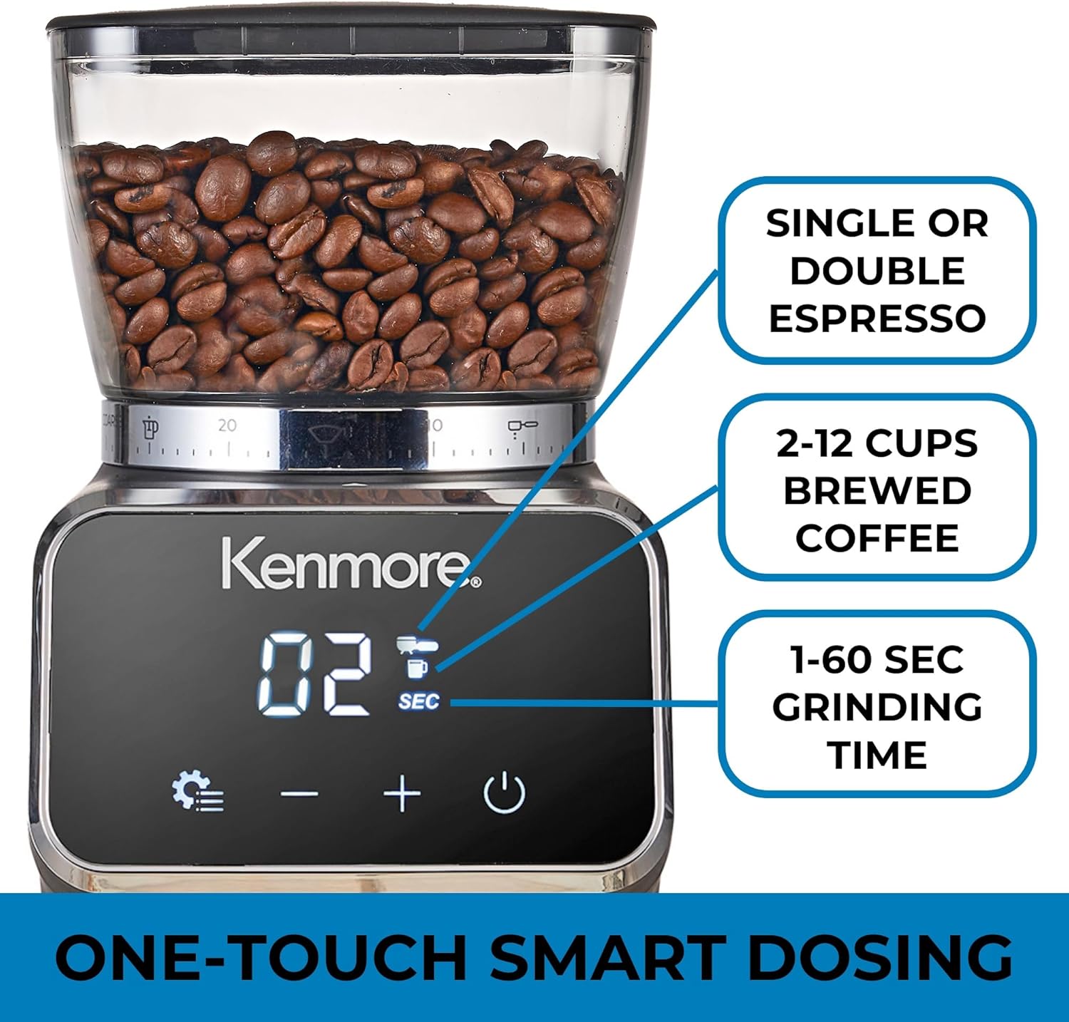 Kenmore Conical Burr Coffee Gr - French Press Coffee & Tea reseña y precio