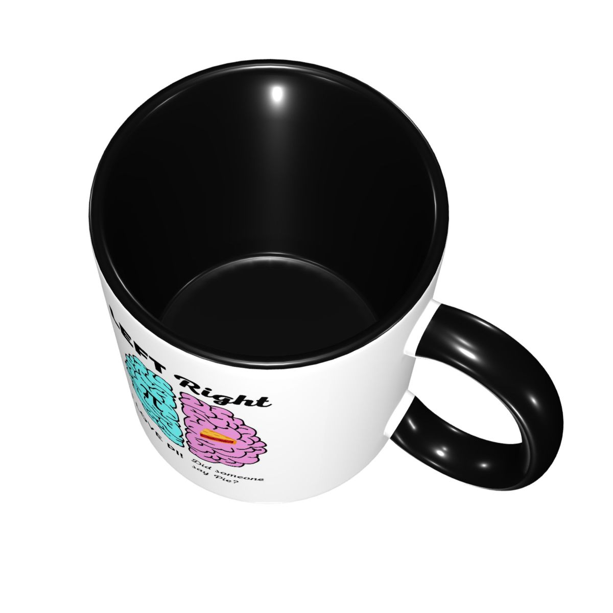 Left Right Brain Hemisphere Pi - Coffee Tea Joke reseña y precio