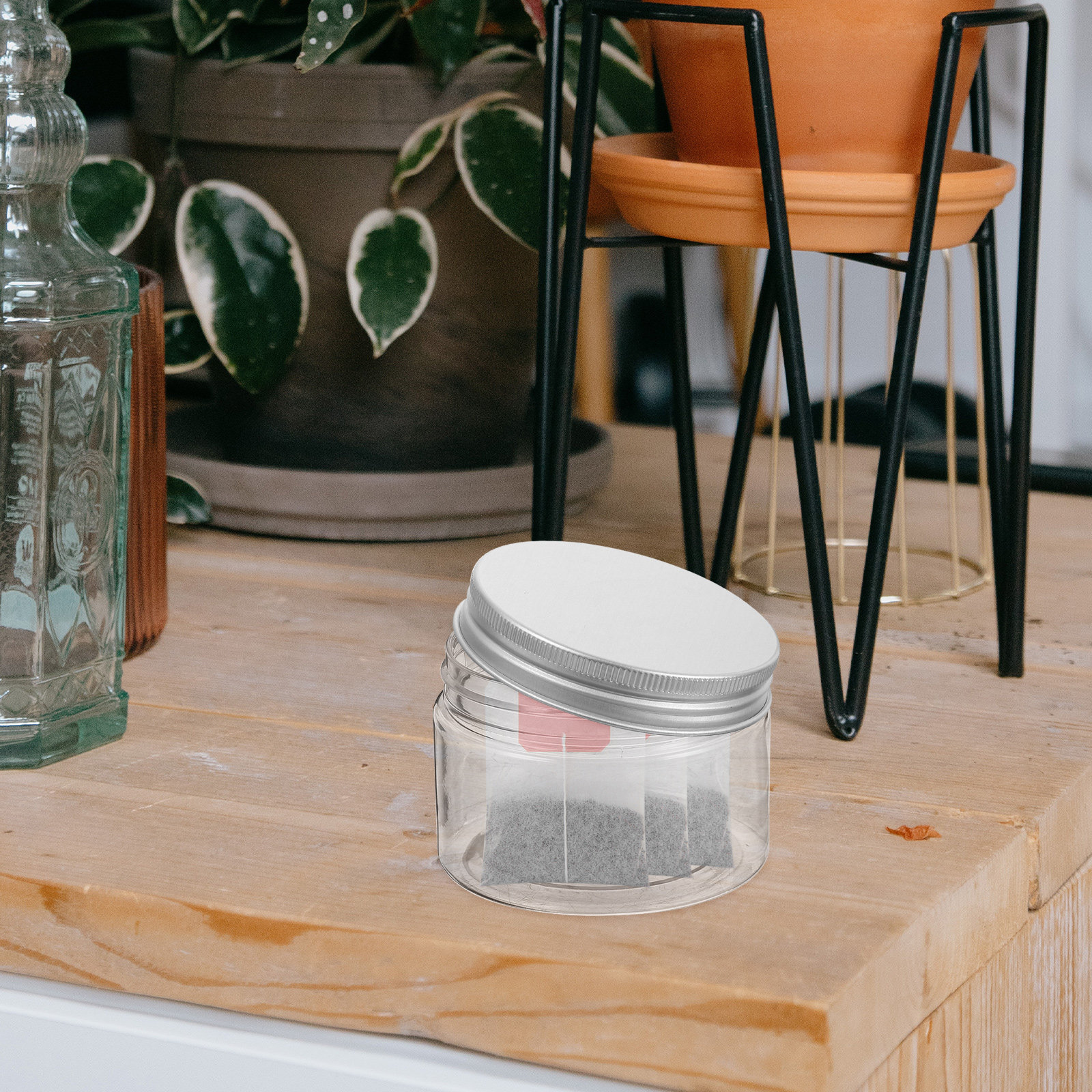 10Pcs Small Jars Food Storage  - Coffee Tea Containers reseña y precio