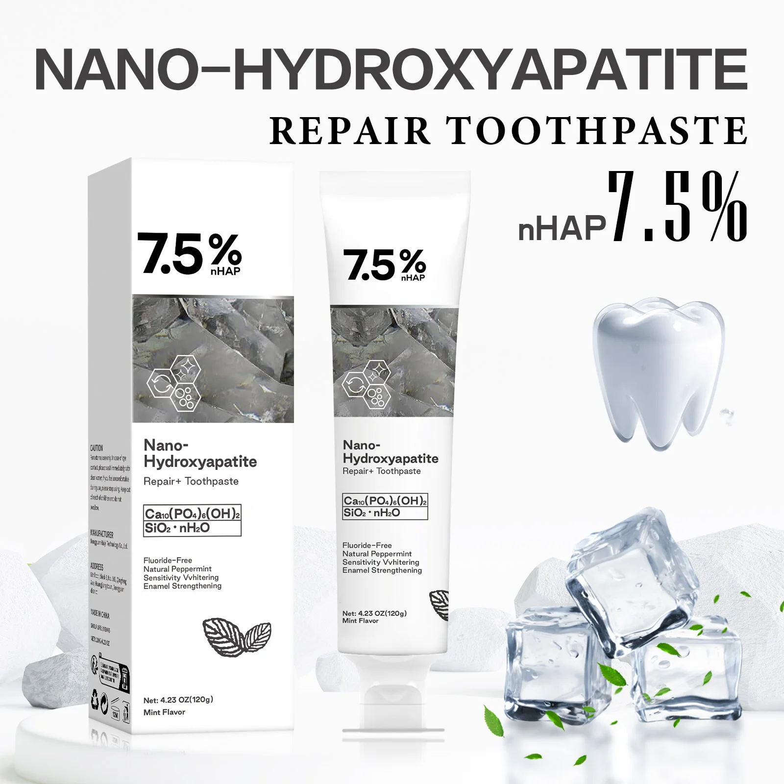 120g Nano Hydroxyapatite Tooth - Coffee Tea Unit reseña y precio