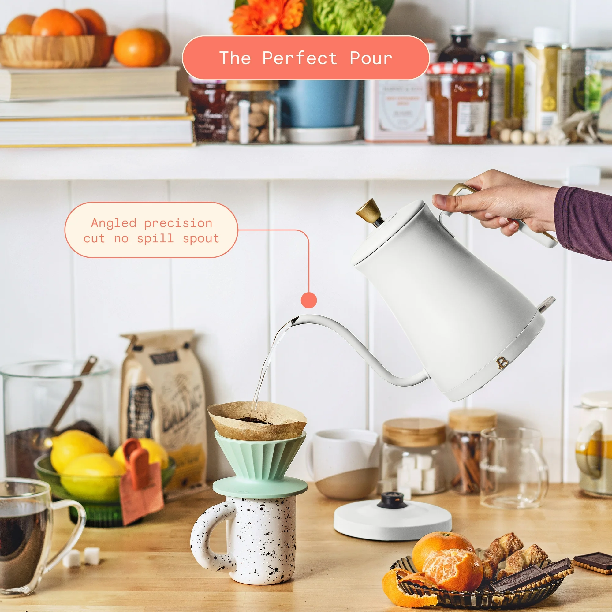 Drew Barrymore 1-Liter Electri - Tea And Coffee Kettle reseña y precio