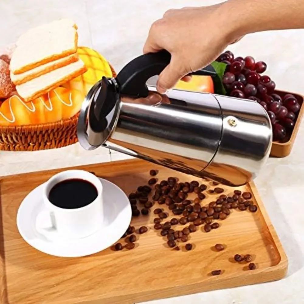 Mocha Coffee Pots Stainless St - Coffee Tea Espresso reseña y precio